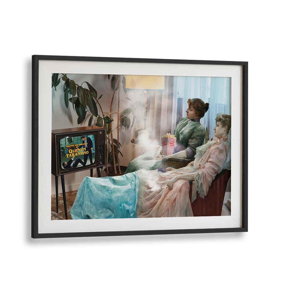 Captivating scene from THE MOVIE BEGINS, ALTERED ART PRINTS by Dikhotomy, blending art and storytelling beautifully.