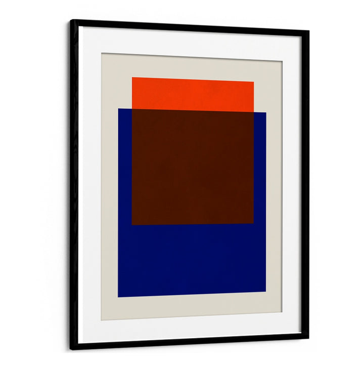 Stylish COLORFUL OVERLAY III, GEOMETRIC ART PRINTS in a sleek frame, perfect for enhancing any creative project.