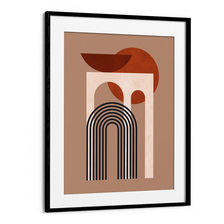 Stylish GEOMETRIC COMPOSITION I, BOHO ART PAINTINGS, perfect for minimalist decor, enhancing any living space.