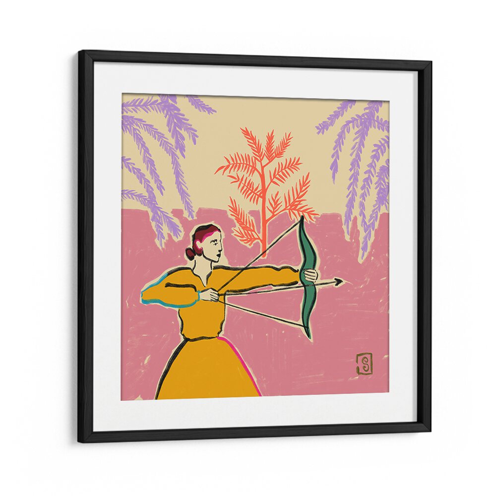 vibrant SAGITTARIUS III, ZODIAC poster showcasing the archer, perfect for astrological decor in any space.