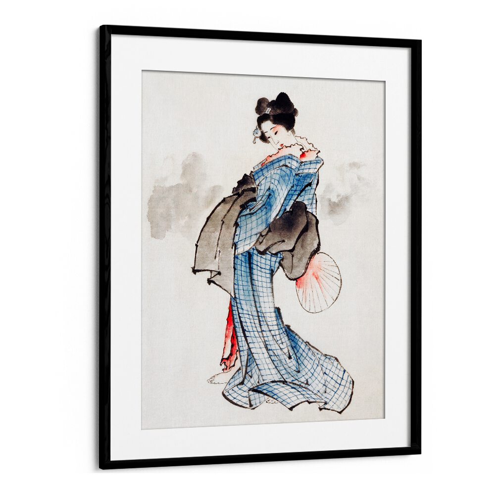 JAPANESE WOMAN II, VINTAGE PAINTINGS