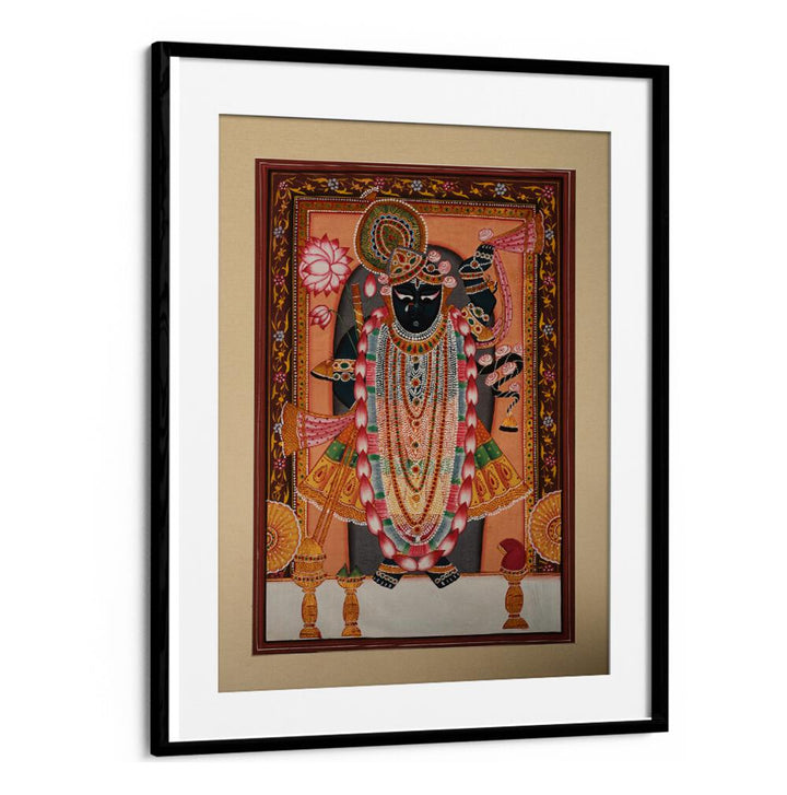 Exquisite SHRINATH JI II, INDIAN ART PAINTINGS, showcasing vibrant traditional Indian artistry for your decor.