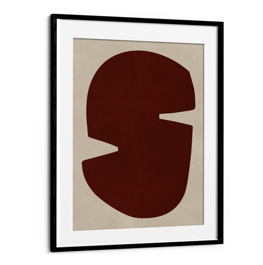 Modern organic art print featuring bold geometric shapes, perfect for contemporary decor. ORGANIC ART VIII, GEOMETRIC ART PRINTS.