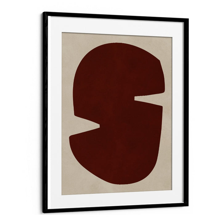 Modern organic art print featuring bold geometric shapes, perfect for contemporary decor. ORGANIC ART VIII, GEOMETRIC ART PRINTS.