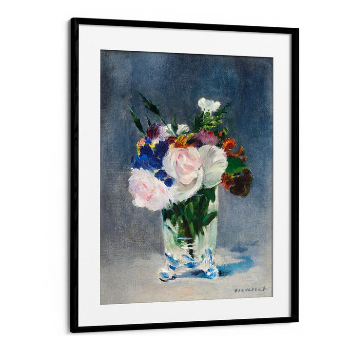 FLOWERS IN A CRYSTAL VASE , VINTAGE PAINTINGS