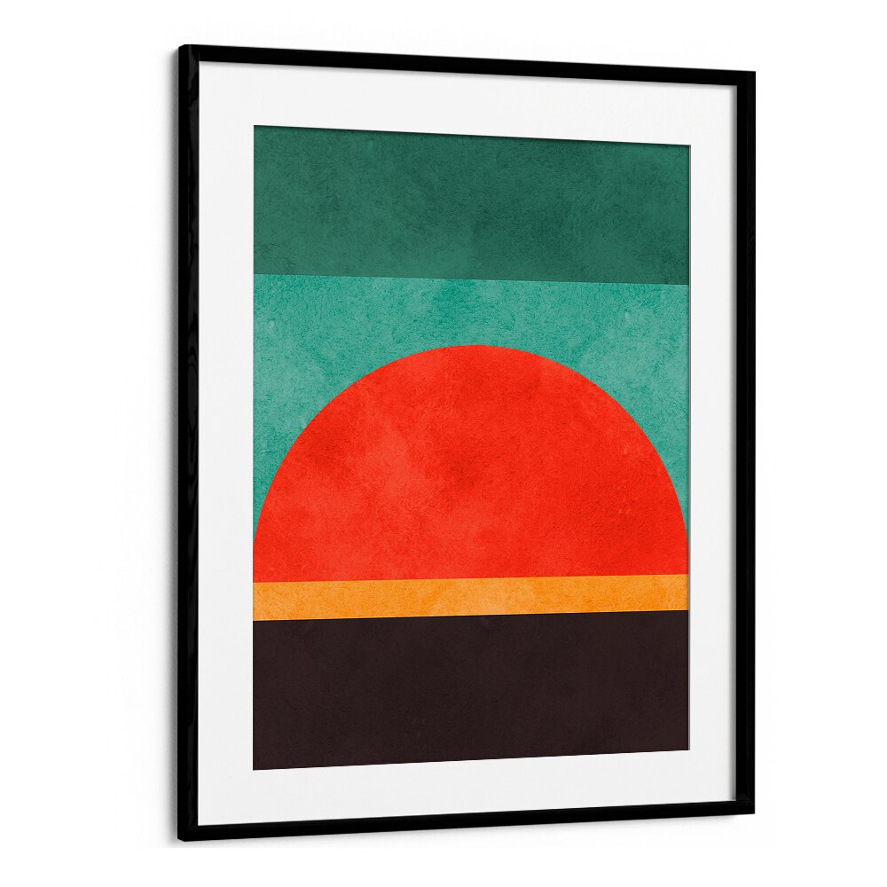 Vibrant COLORFUL GEOMETRIC COMPOSITION I, GEOMETRIC ART PRINTS, enhances any space with its striking abstract design.