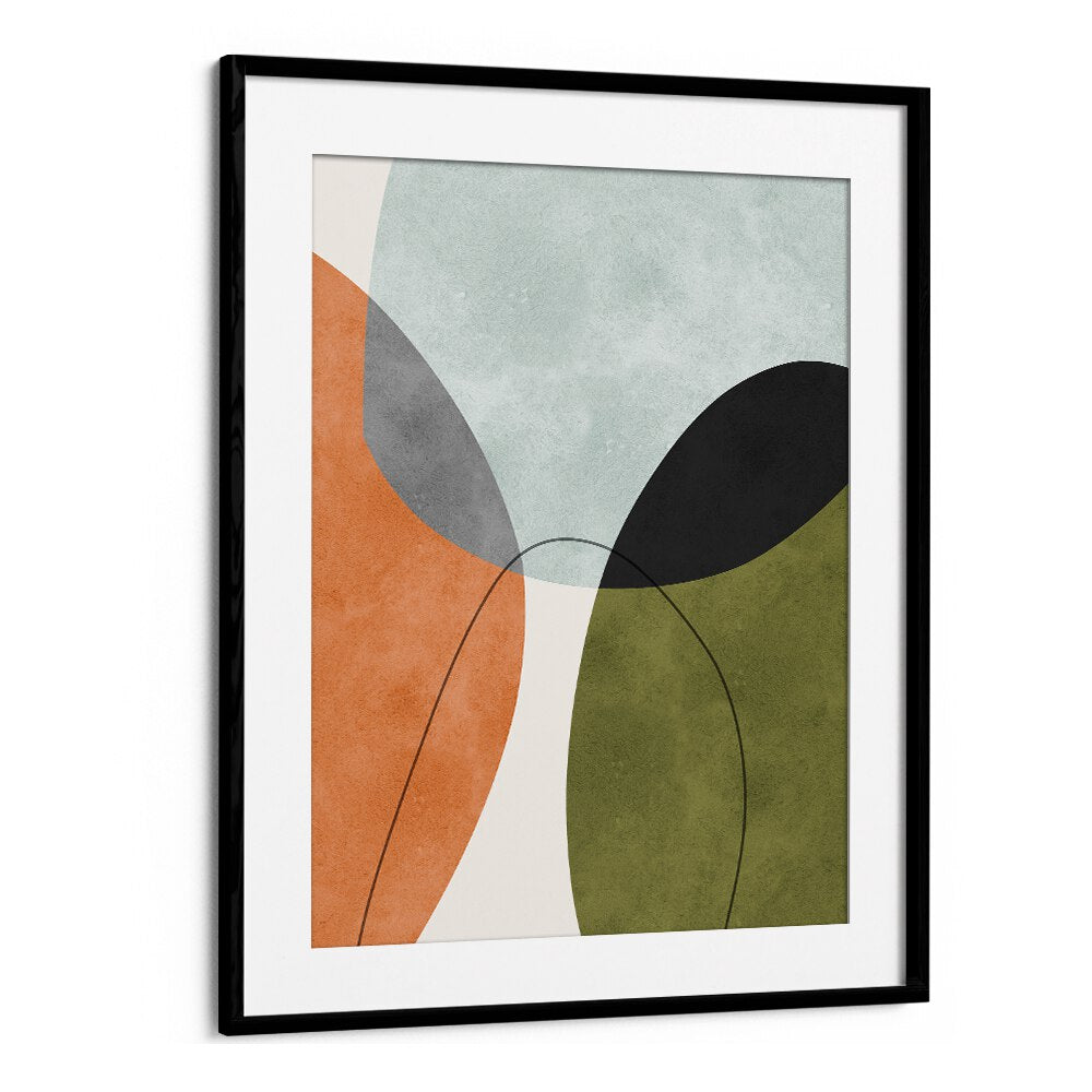 Colorful geometric forms in ABSTRACT SHAPES IX, a captivating piece from modern ABSTRACT PAINTINGS collection.