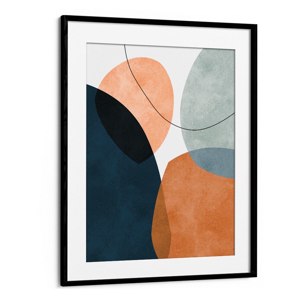 Stunning ABSTRACT SHAPES VI art print showcasing vibrant colors and unique shapes, perfect for modern ABSTRACT PAINTINGS lovers.