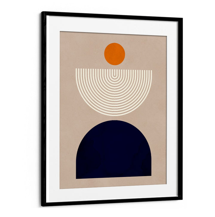 Modern SEMICIRCLES III, GEOMETRIC ART PRINTS showcase elegant lines and shapes, perfect for creative spaces.