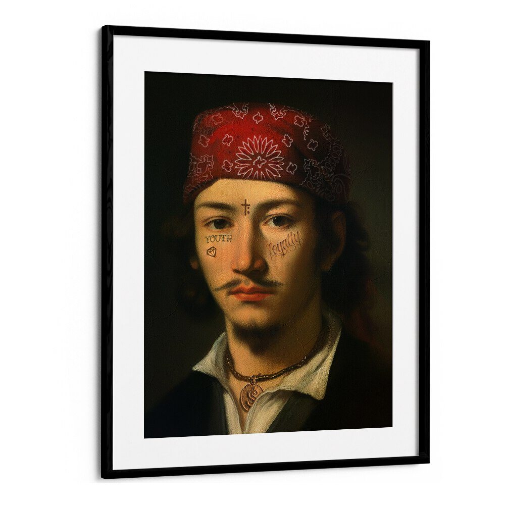 Urban artistry comes alive in the LATIN GANG, ALTERED ART PRINTS by Dikhotomy, showcasing vibrant cultural expression.