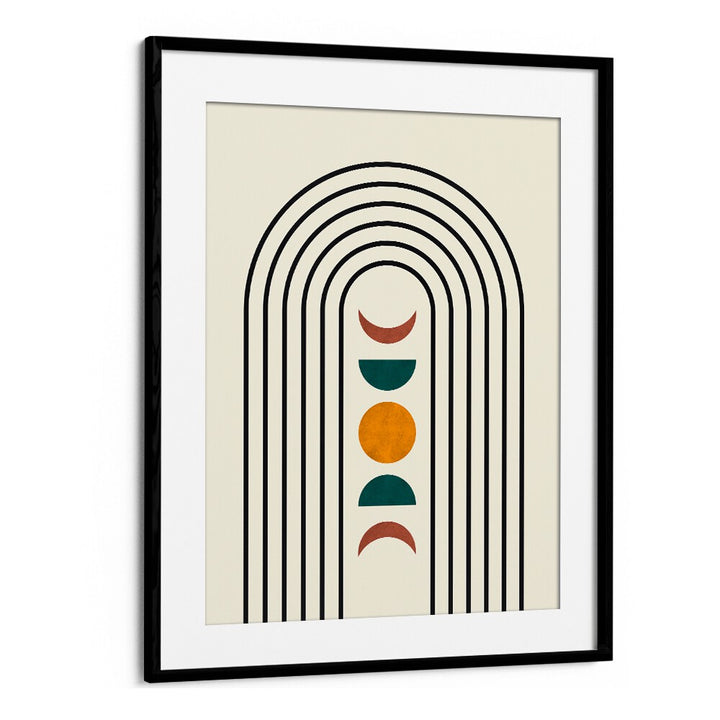 Stylish ARCS IV, BOHO ART PAINTINGS featuring modern fluid lines and dynamic arcs for elegant home decor.