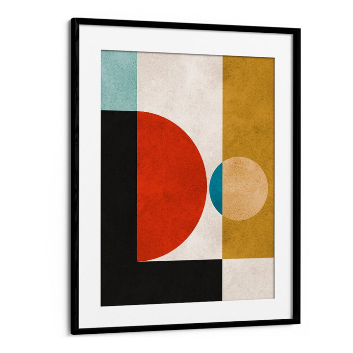 Discover GEOMETRIC HARMONY I, a vibrant art print showcasing abstract shapes and colors, perfect for modern decor.