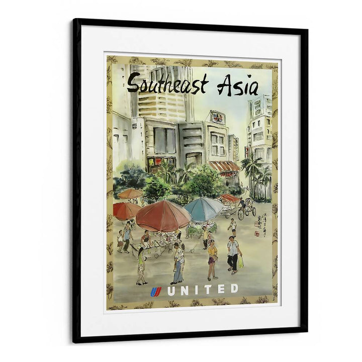 SOUTH EAST ASIA, VINTAGE TRAVEL POSTERS showcase vibrant scenes, perfect for transforming your living space.
