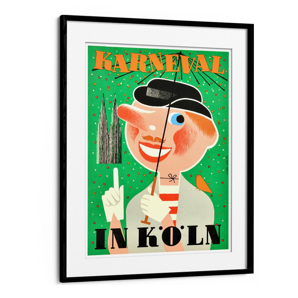 KARNEVAL Vintage Travel Posters showcase vibrant colors and retro designs, perfect for enhancing your living space.
