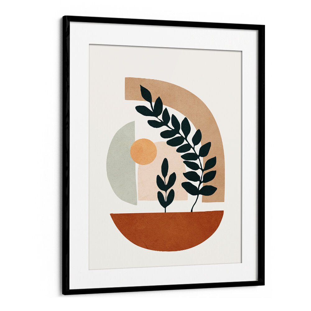 CURVED GROWTH , BOHO ART PAINTINGS