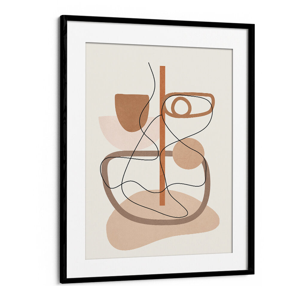 ABSTRACT LINE MOVEMENT I , BOHO ART PAINTINGS