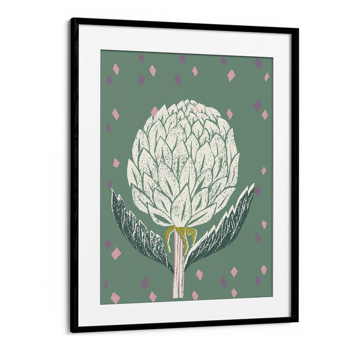 Artichoke Sage Green Floral Flower Paintings featuring elegant floral designs and abstract brushstrokes for stunning decor.