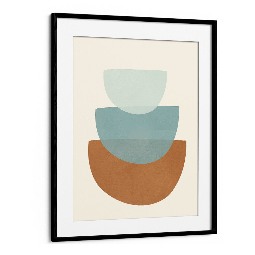 AZZURRO SHAPES I , BOHO ART PAINTINGS