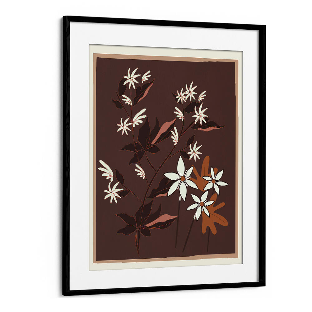 BLOSSOMS IN COCOA , FLORAL FLOWER PAINTINGS