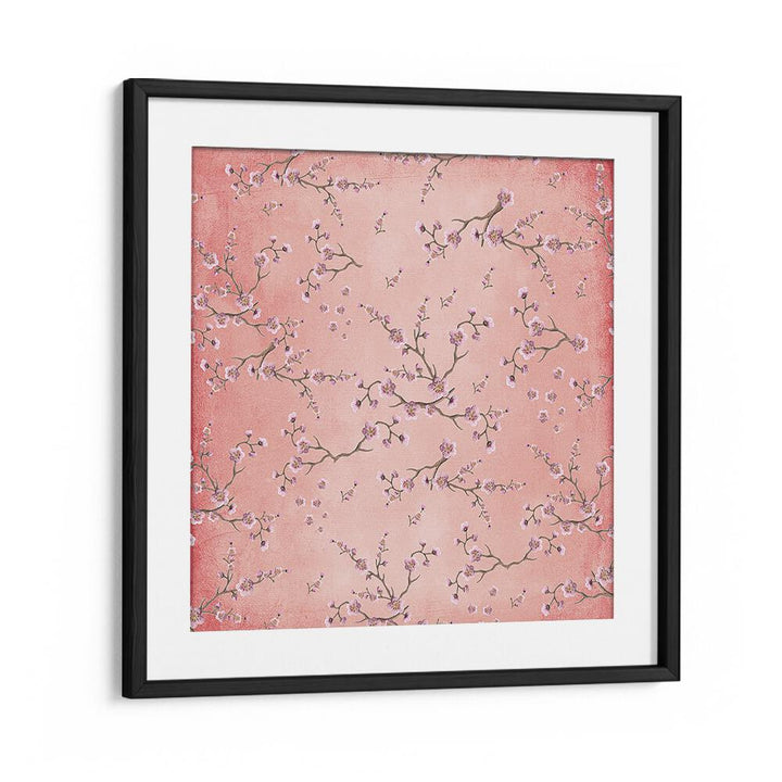 Delicate branches adorned with blossoms in the enchanting BLOSSOMS ON BLUSH, FLORAL FLOWER PAINTINGS collection.