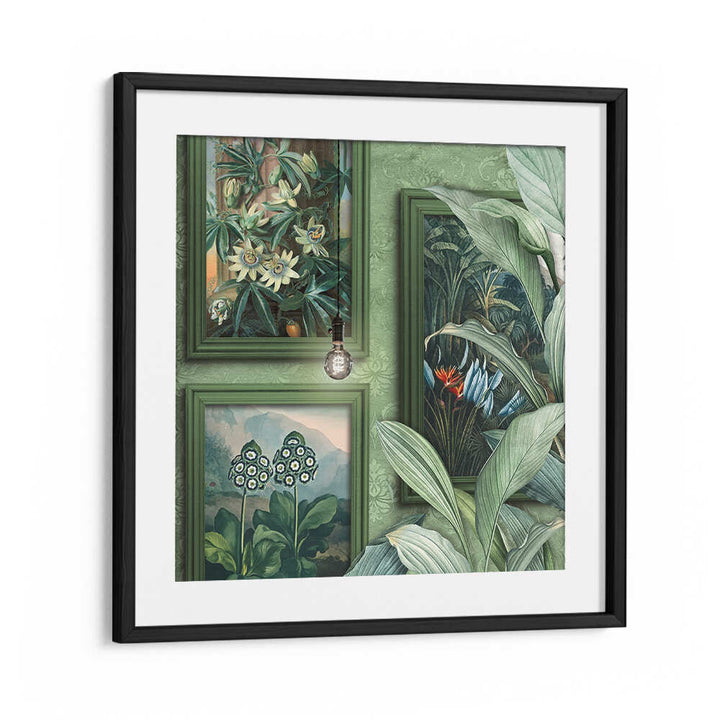 BOTANICAL WOODS , FLORAL FLOWER PAINTINGS