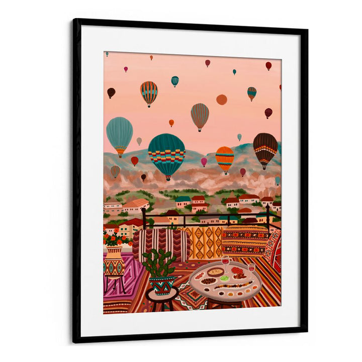 DREAMY BALLOON VISTA , TRAVEL POSTERS