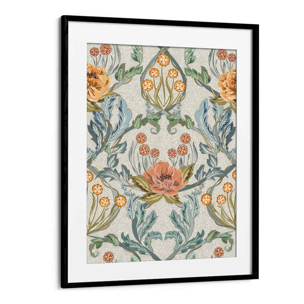 Captivating ANTIQUE PATTERN IV, PATTERN ART PRINTS, blending ancient textile influences with modern aesthetics.