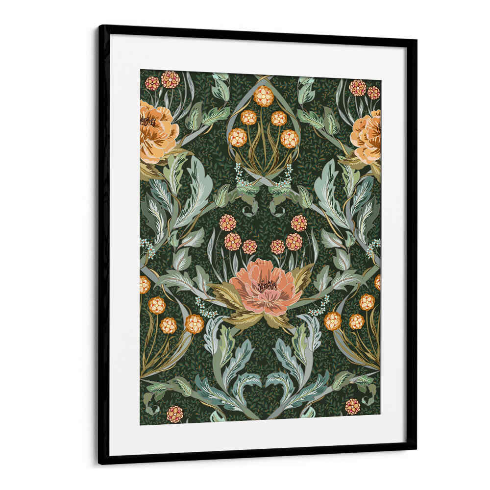 Beautiful GOLDEN FOREST PATTERN, PATTERN ART PRINTS with floral designs, perfect for transforming your living space.