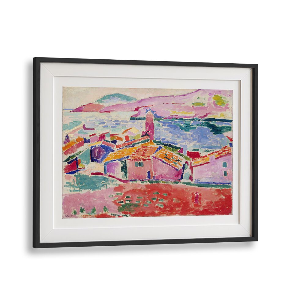 LES TOITS DE COLLIOURE , VINTAGE PAINTINGS