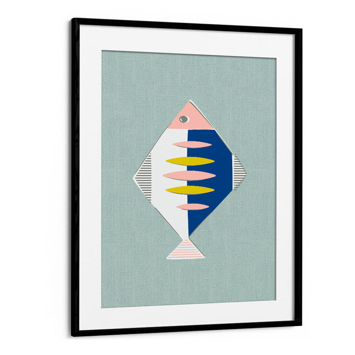 MID CENTURY KITCHEN FISH MINT , KITCHEN POSTERS