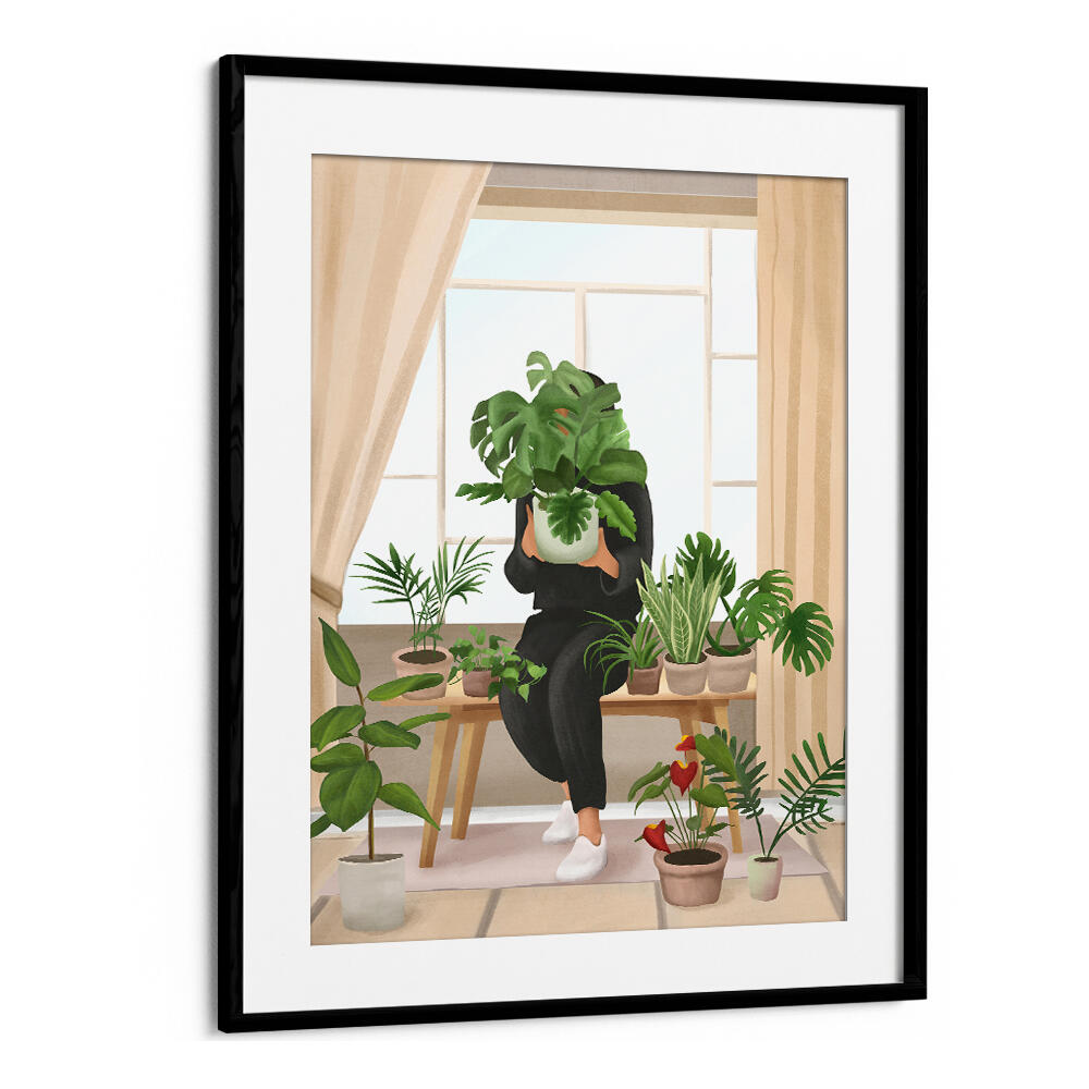 MY LITTLE GARDEN II , BOHO ART PAINTINGS