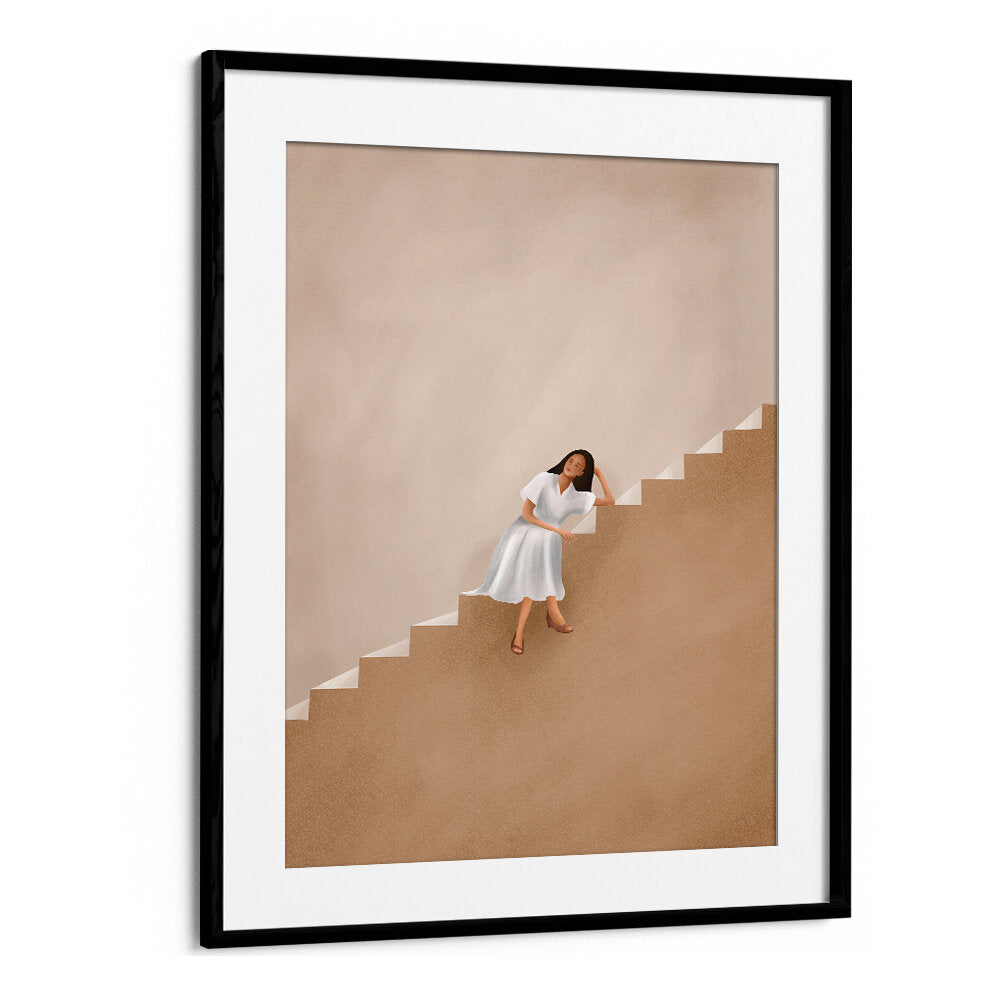 STAIRWAY TO DREAMS , BOHO ART PAINTINGS