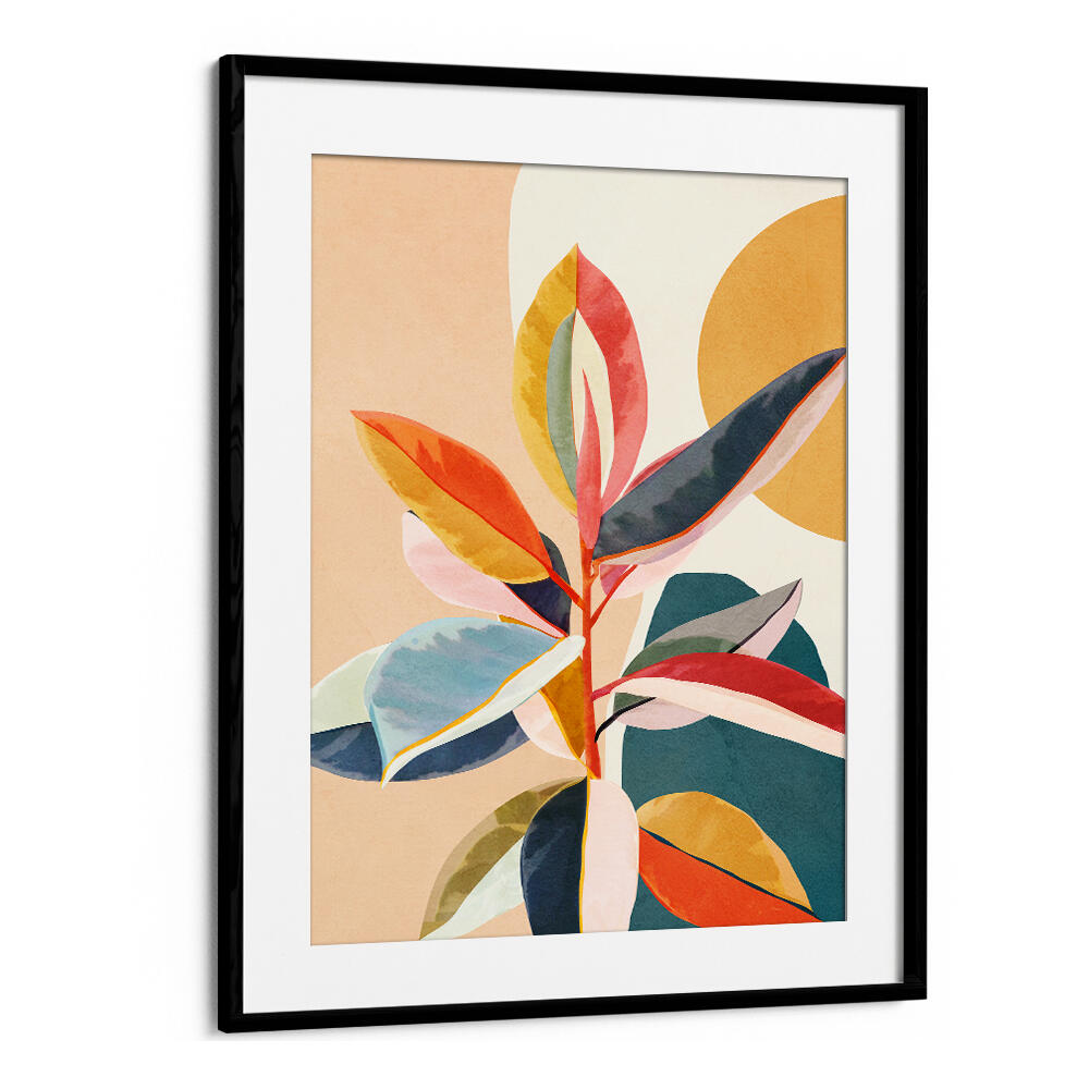 SUNLIT FOLIAGE HARMONY , BOHO ART PAINTINGS