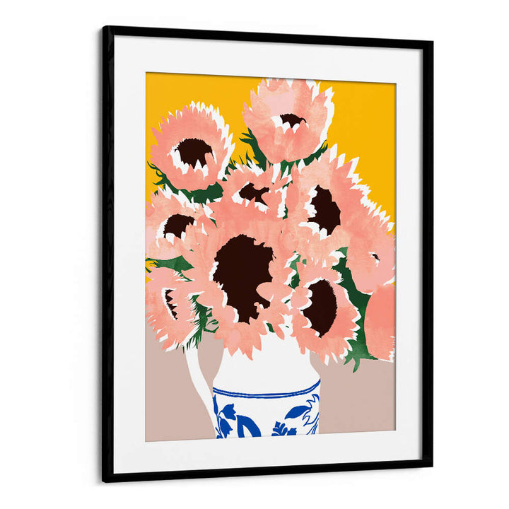 SUNSHINE ON A CLOUDY DAY , FLORAL FLOWER PAINTINGS