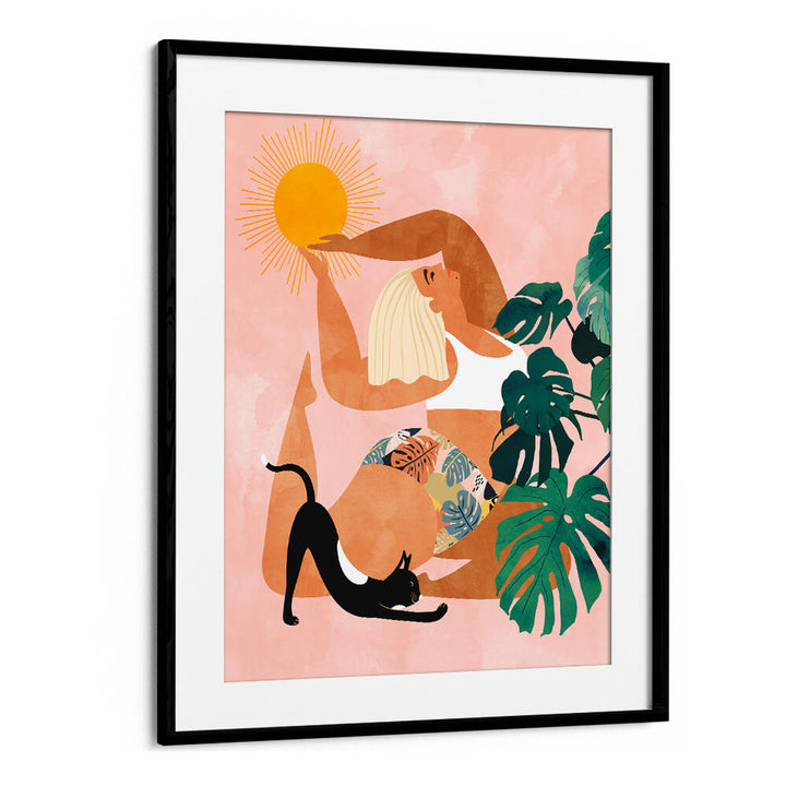 TROPICAL YOG , BOHO ART PAINTINGS