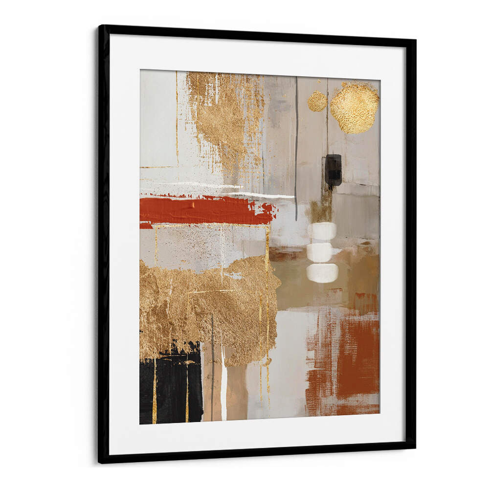 TERRACOTTA CHAOS II , BOHO ART PAINTINGS