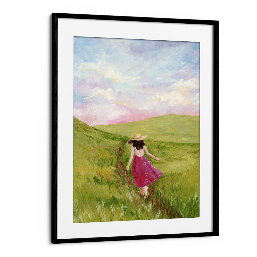 GIRL IN A MEADOW , FASHION POSTERS