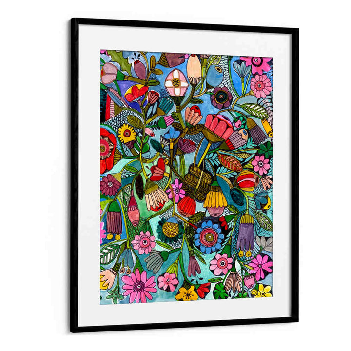 BLUEFLORAL , FLORAL FLOWER PAINTINGS