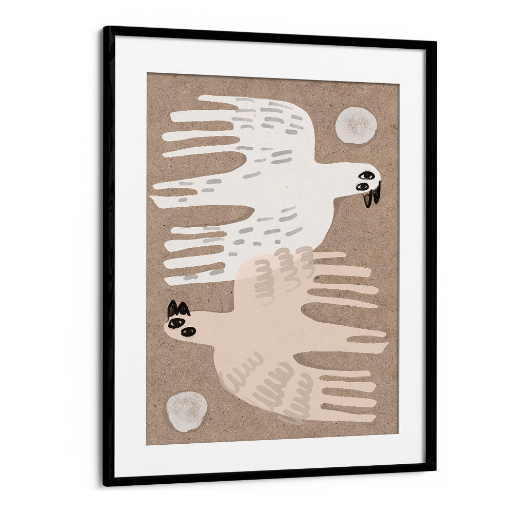 DUAL FLIGHT HARMONY , BOHO ART PAINTINGS