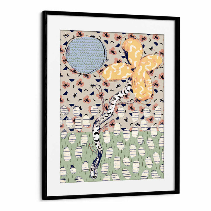 PATTERN PLAY XII , FLORAL FLOWER PAINTINGS