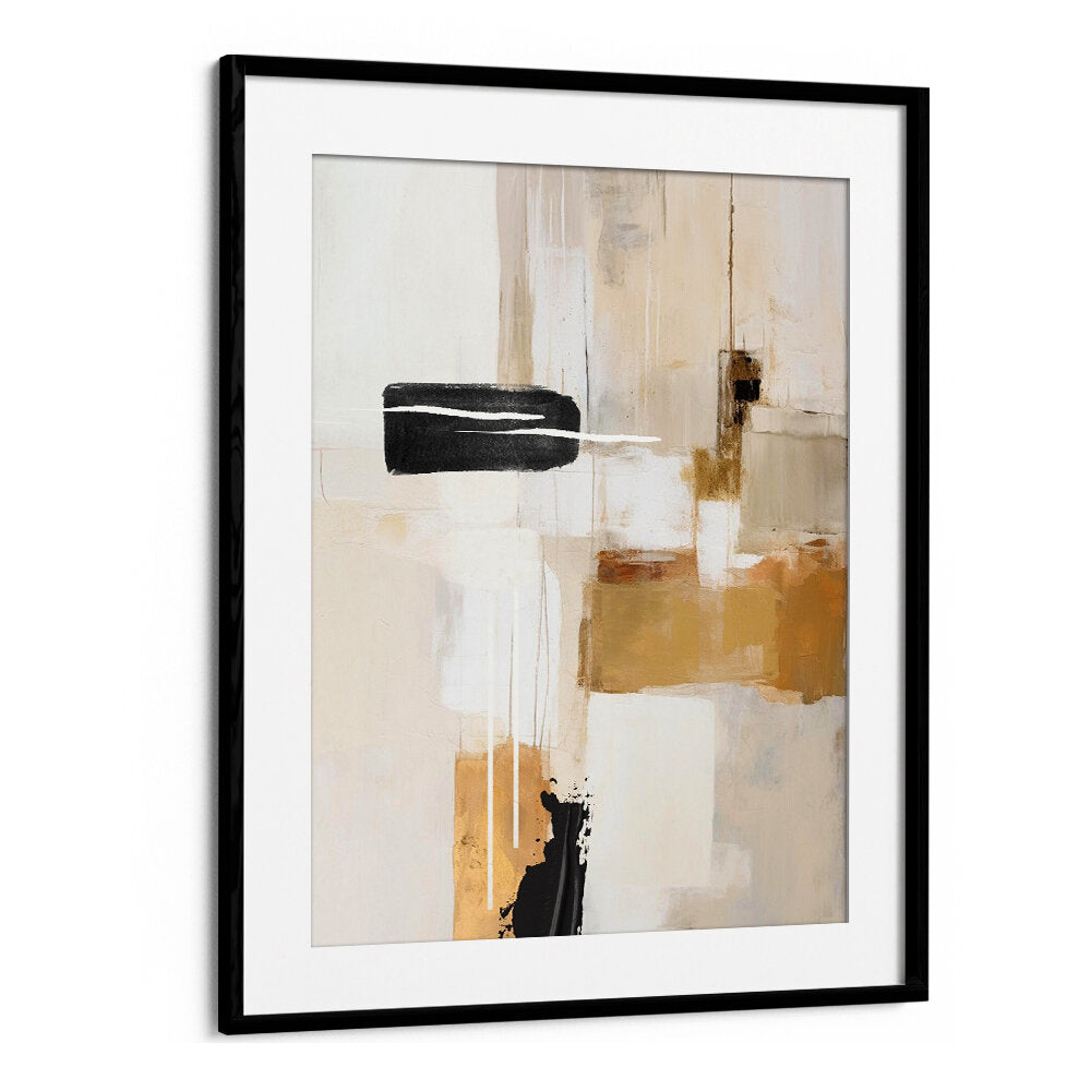 ABSTRACT IN BEIGE I , BOHO ART PAINTINGS