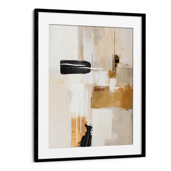 ABSTRACT IN BEIGE I , BOHO ART PAINTINGS