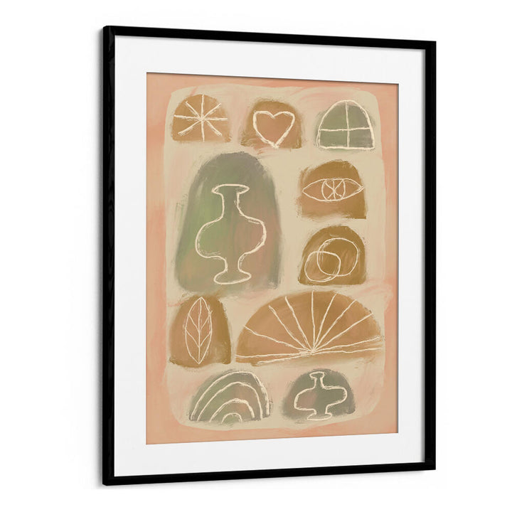 VASE LOVE , BOHO ART PAINTINGS