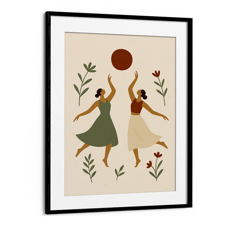 SUNLIT DANCE , BOHO ART PAINTINGS