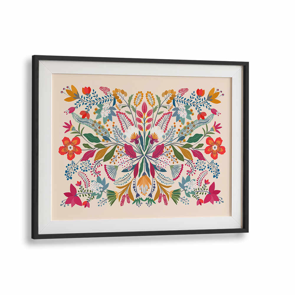 FRIDA'S GARDEN , FLORAL FLOWER PAINTINGS