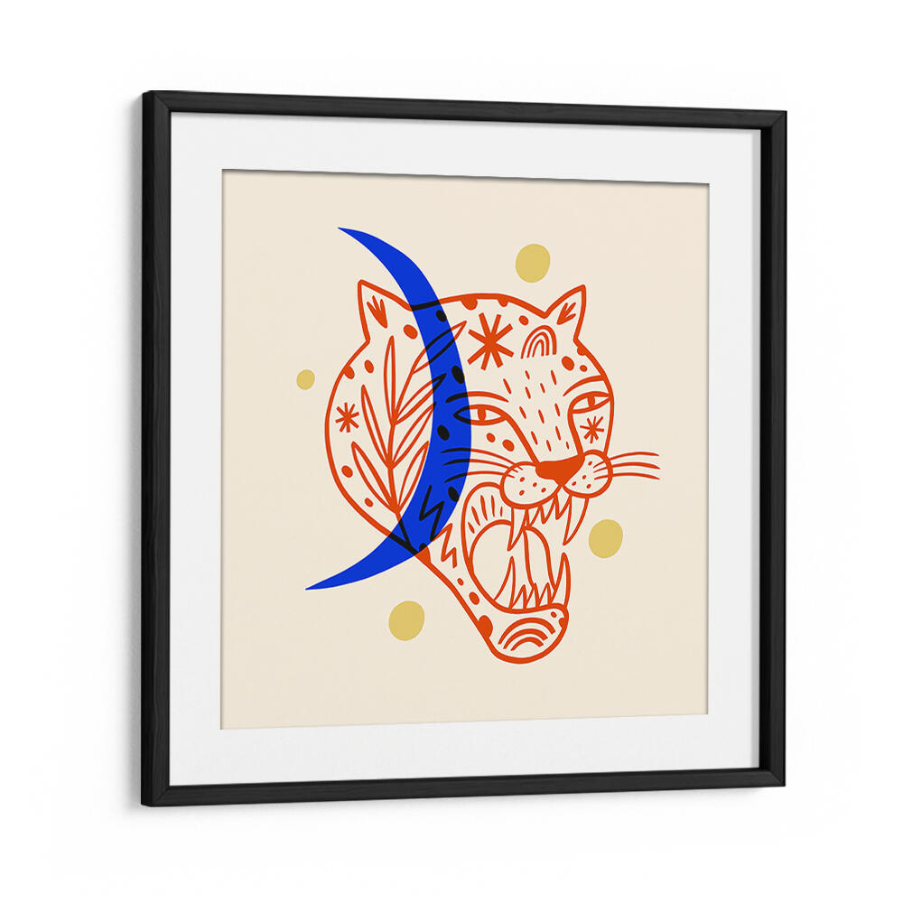 BOHO TIGER II , BOHO ART PAINTINGS