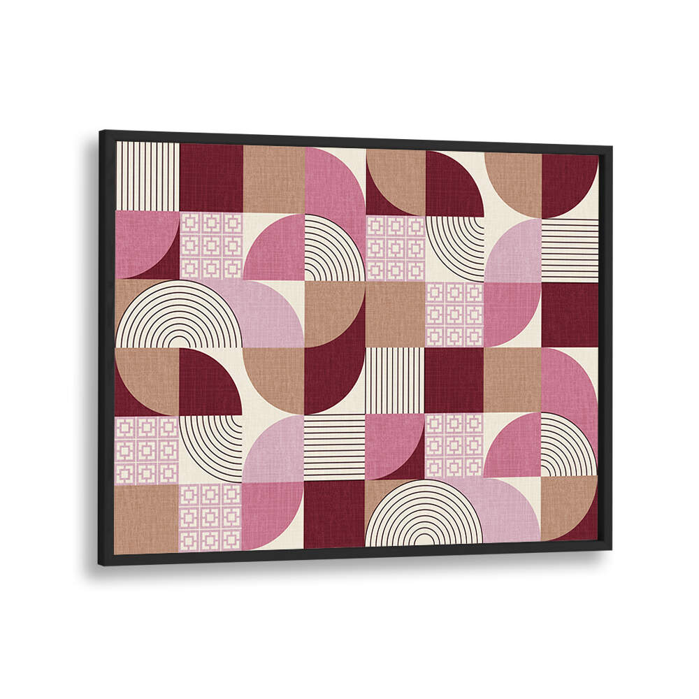 DESERT SHAPES MAUVE , GEOMETRIC ART PRINTS