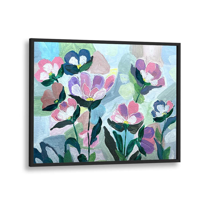 Bright and vibrant WILD FLOWERS, FLORAL FLOWER PAINTINGS capturing nature's beauty for elegant home decor.
