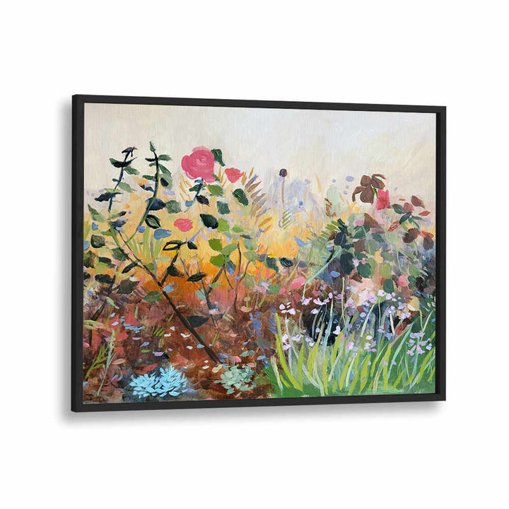 WINTER GLOW , FLORAL FLOWER PAINTINGS