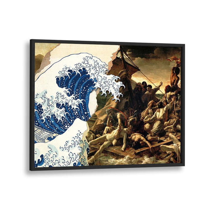 Captivating "Tragedy in the Storm" Altered Art Prints by Dikhotomy blend emotional depth with striking visuals.